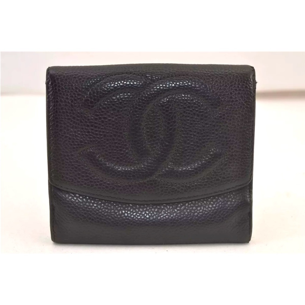 CHANEL CAVIAR LEATHER CoCo WALLET GUC + COA